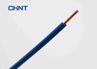 Blue Color PVC Insulated Wire , Single Core Electrical Cable Fire Resistant