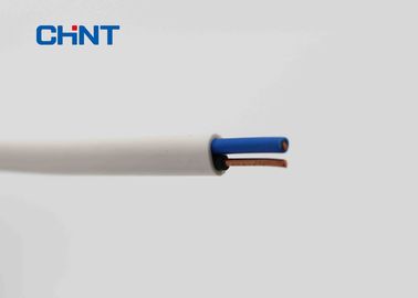 White Flat Cable wires , PVC Insulated Sheathed High quality flat cable