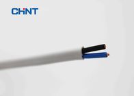 White Flat Cable wires , PVC Insulated Sheathed High quality flat cable