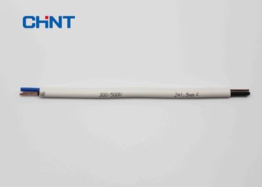 White Flat Cable wires , PVC Insulated Sheathed High quality flat cable