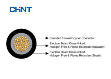 Photovoltaic Solar DC Cable Flame Retardant Good Abrasion Resistance