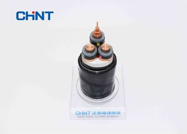 LSZH Sheath 8.7 / 15kV Power Cable Copper Conductor Double Steel Wire Armored