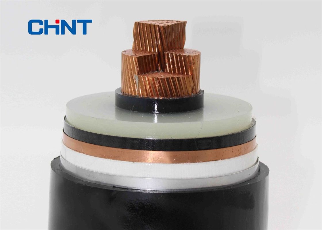 127/220KV Cu Cross Linked Polyethylene Insulated Cable Longitudinal Water Resistant