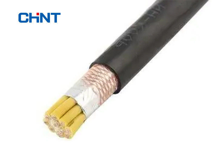 High Durability Multicore Control Cable , Black Electrical Control Cable